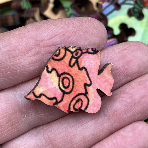 Liberty Puzzles Seahorse Classic Wooden Jigsaw By Sue Coccia 480 Pieces Complete - Picture 13 of 14